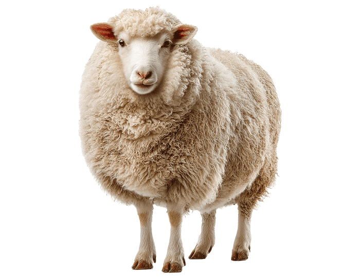 Sheep representing animal health and veterinary screening applications