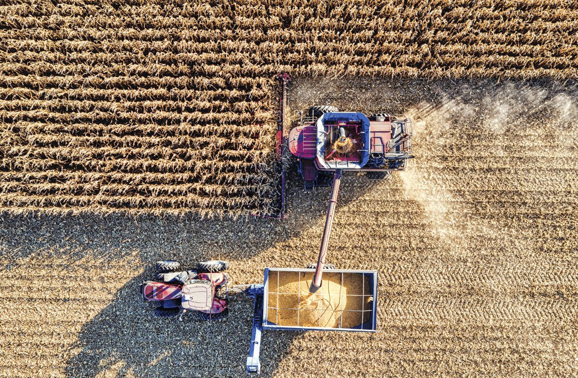 Agricultural testing footer image with applied field workflow